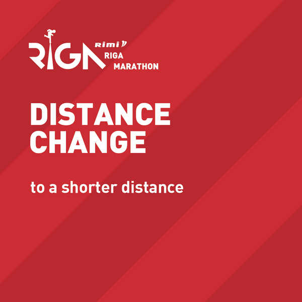 Distance change (to a shorter)