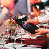 Wine Tote Bag with “Unmasked Mystery” Print