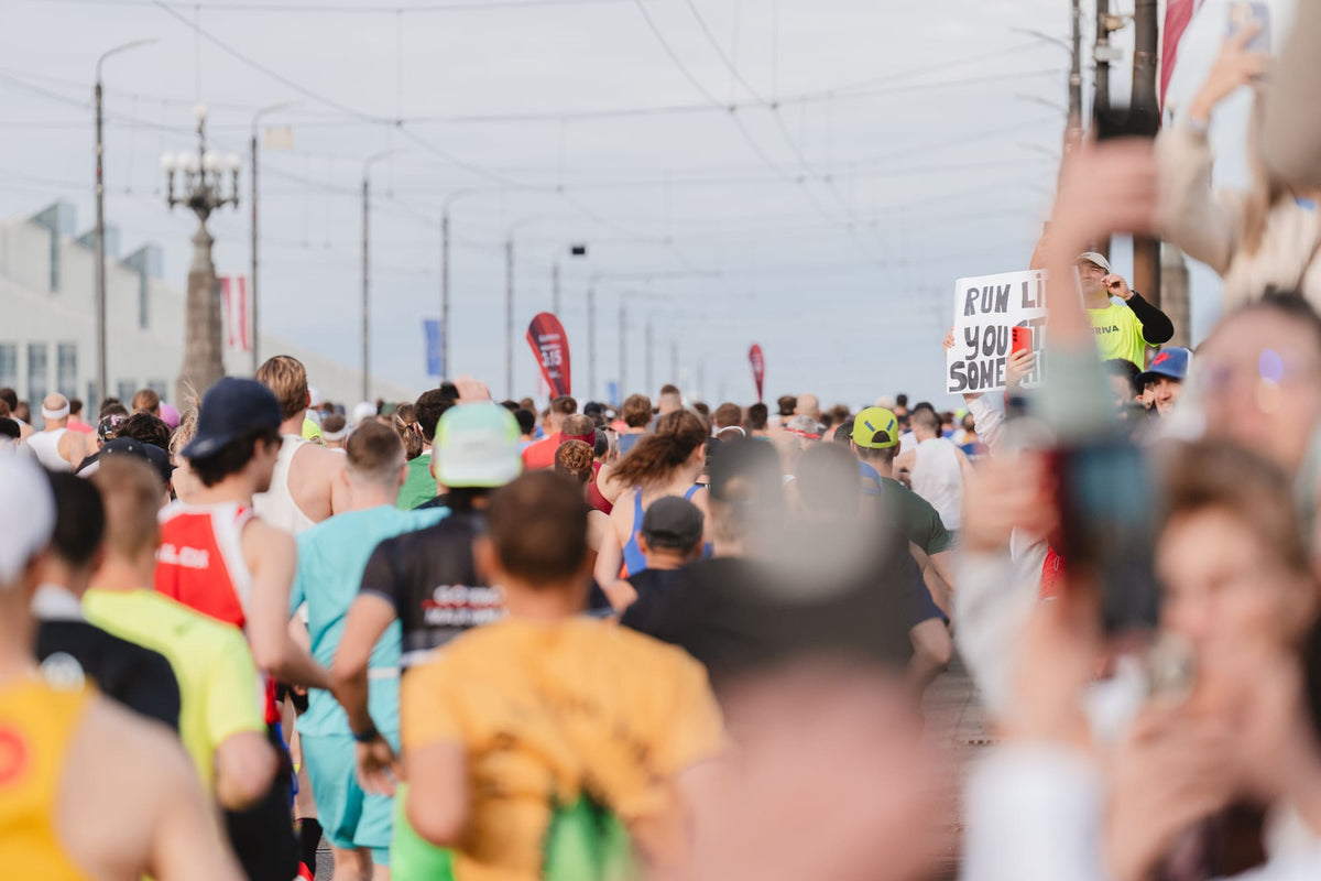 Runners at the 2026 Rimi Riga Marathon