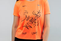 Women's Rimi Riga Marathon 2022 Nike Running Shirt - Orange