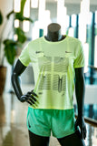 Women's Rimi Riga Marathon 2021 Nike running shirt (green)