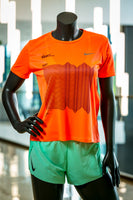 Women's Rimi Riga Marathon 2021 Nike running shirt (orange)